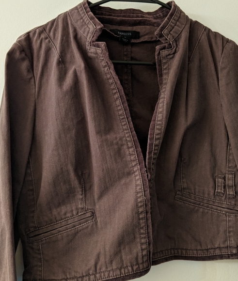 Express Crop Jacket Sz M - Picture 2 of 13